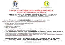 avviso non conformità