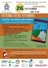 "Vittorio, Vitto, Vittorino. Con noi, con amore, per sempre".  26 ottobre alle 15:30 - Sala Nerina Brambilla, Via Montebello 2.